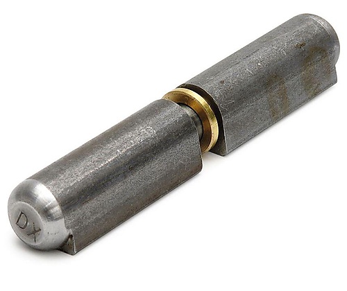 Aanlaspaumelle stalen pen messing ring blank staal