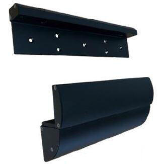 Afgeronde TJC beugel voor naar binnen draaiende deuren OC280TJC-ZW