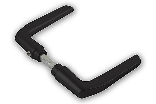 AMI Deurklink duimmodel zwart (fr)