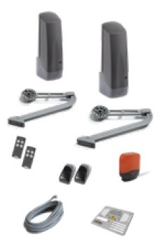 Cardin BL824ACB KIT Elektromechanische knikarm aandrijving 24V - Vleugel 2M 200KG