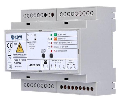CDVI ADC612S Voeding 12VDC 5A