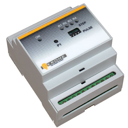 CDVI SEL2641R433BD4 DIN-rail ontvanger 4 relais