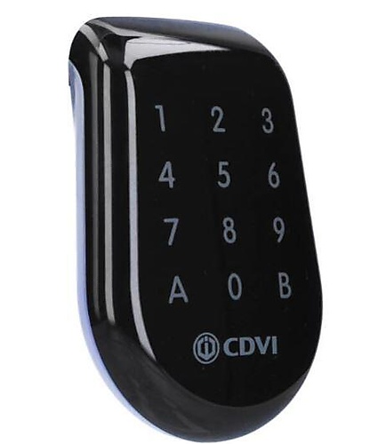CDVI SOLARKPB Combinatie proximity lezer en keypad zwart