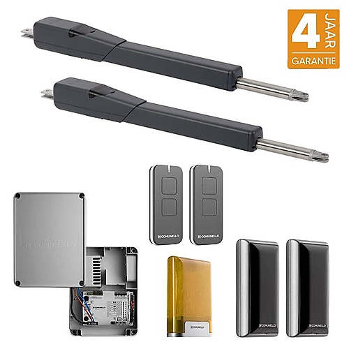 Comunello Kit Hyron lineaire poortopener encoder zwart eindschakelaar