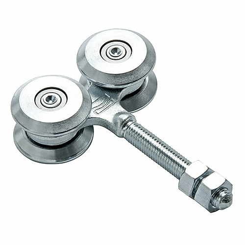 COMUNELLO WIELSET MET 4 WIELEN - VOOR RAIL MEDIO - D=44 MM