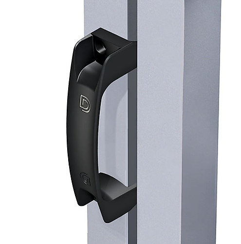 D&D Lokklatch S3 zwarte handgreep voor poorten (fr)