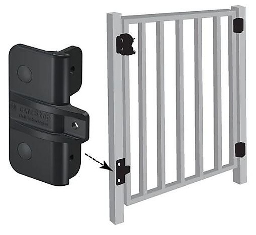 D&D Poortstop zwart van polyamide GS3S3