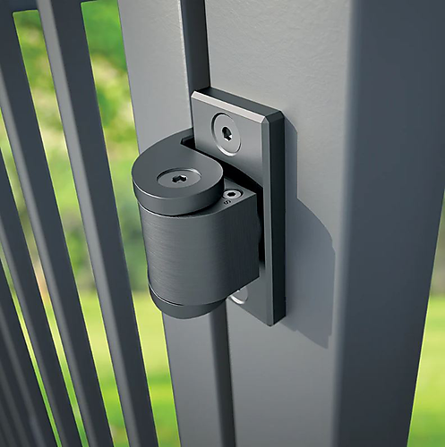 D&D SureClose Flush Mount zelfsluitend scharnier 120KG