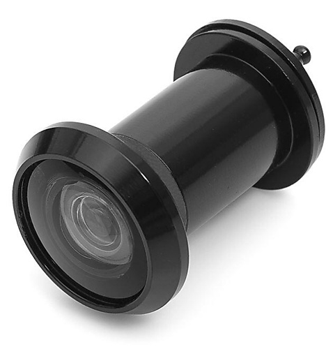 Deurspion Big Eye 200graden 35-60mm zwart