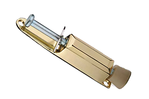 Deurvastzetter vermessingt 127mm (fr)