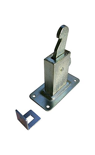 Deurvastzetter wandmodel verzinkt (fr)