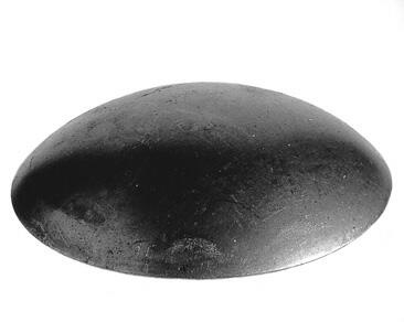 Doorgezette gebolde schijf