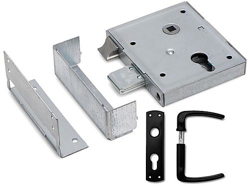 Dulimex Poortslot met krukstel L/R dagschoot (fr)