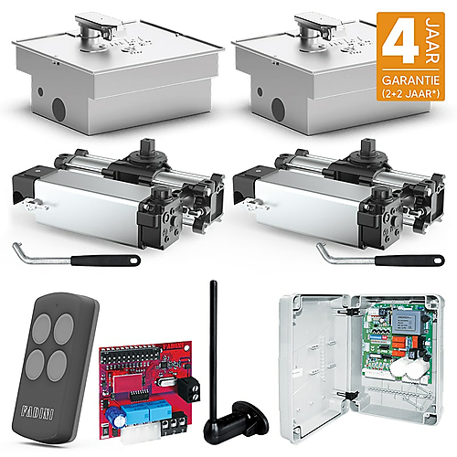 Fadini Kit COMBI 787 ondergrondse poortopener met dubbele blokkering en softstop