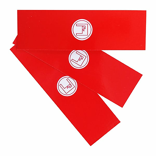 Fadini reflecterende stickers voor BAYT 980 slagboom set a 10 stuks