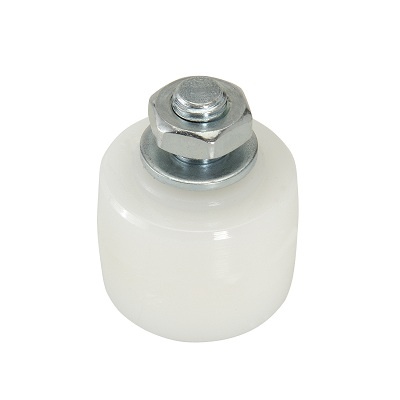 Geleidingsrol nylon wit (fr)
