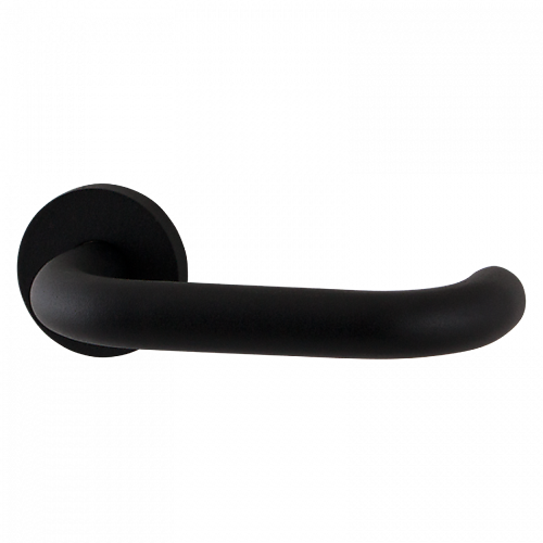 GPF Deurkruk op rozet - Zwart - U-model (fr)
