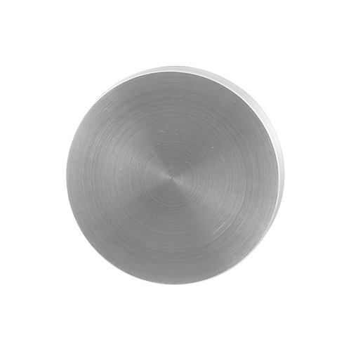 GPF090000000 Blinde rozet rond 50x8mm RVS geborsteld