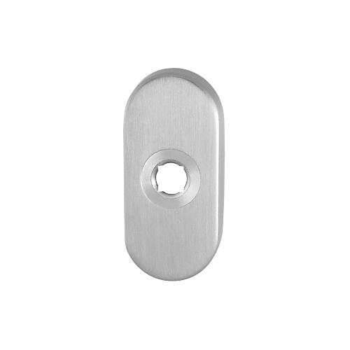 GPF110004100 Rozet ovaal 70x32x10mm RVS geborsteld