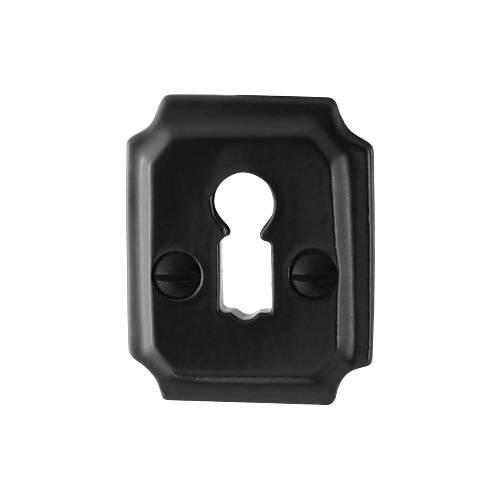 GPF6901.02 Sleutelrozet rechthoekig 48x40x6mm smeedijzer zwart