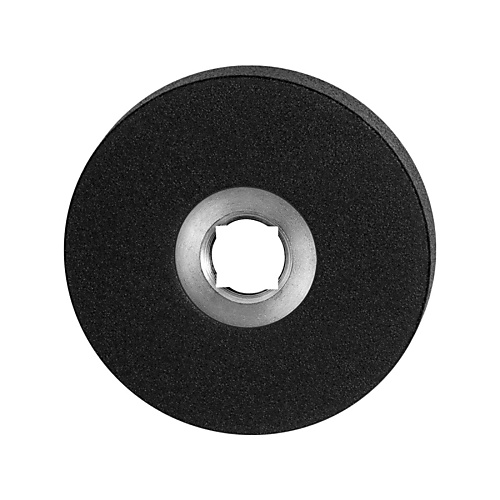 GPF8100.00 Rozet rond 50x8mm zwart