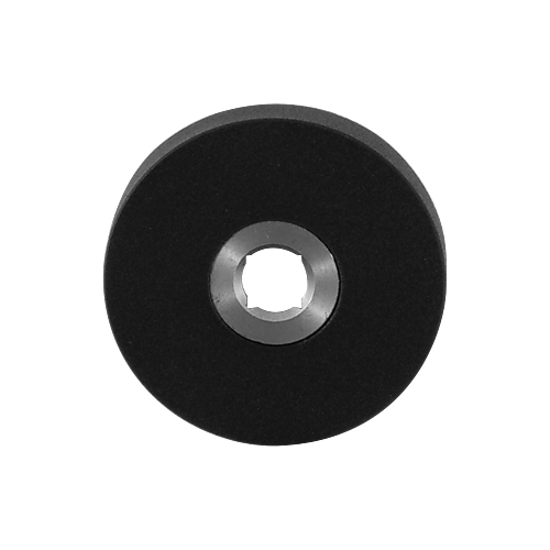 GPF810000200 Rozet rond 50x8mm zwart links/rechts