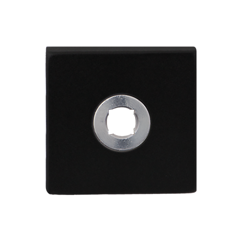 GPF810002200 Rozet vierkant 50x50x8mm zwart linksdraaiend