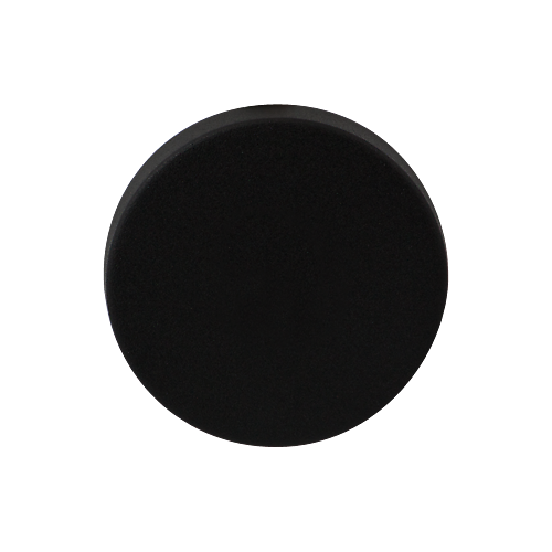 GPF8900.00 Blinde rozet rond 50x8mm zwart