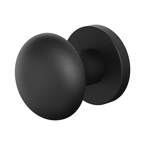 GPF9959.61-00 Zwart paddenstoel knop S1 52mm draaibaar met rond rozet