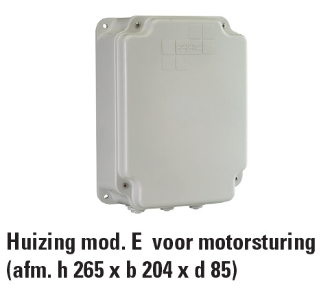 Huizing Model E voor motorsturingen FAAC (fr)