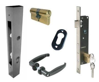 Inbouwslot met slotkokerprofiel kit (fr)