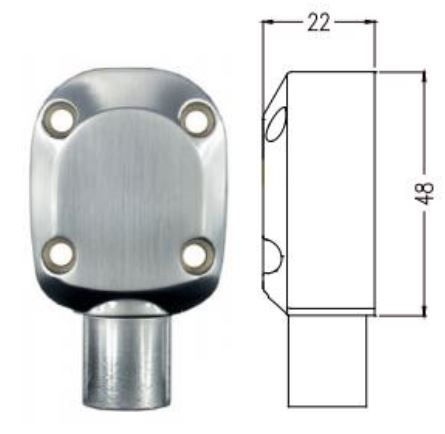 Kapje RVS look t.b.v. OC1000DV, set van 20 (fr)