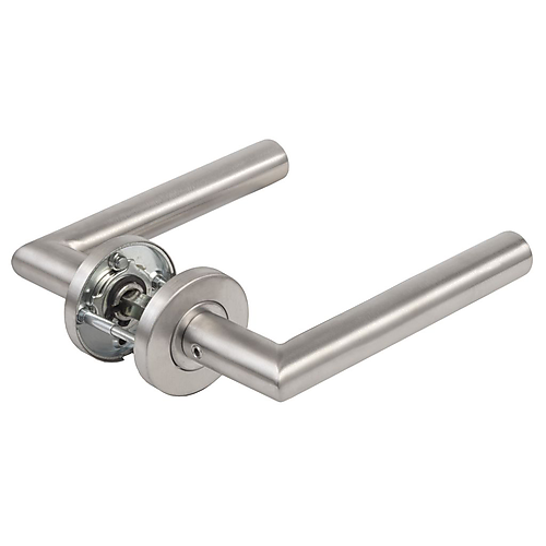 Kruk-kruk deurbeslag met L-vorm deurkruk (fr)