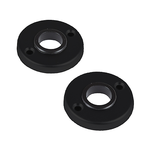 Krukrozet rond zwart schild 50 mm (fr)