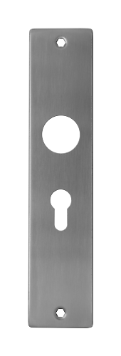 Langschild met cilinderslotgat RVS304 IND-421 (fr)