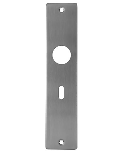 Langschild met sleutelgat van RVS304 IND-411