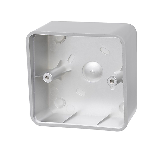 Maasland opbouwbehuizing kunststof zilver voor KCV100 contactloze schakelaar inbouw