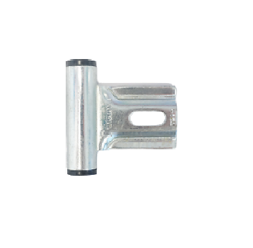 MAUER onderhelft paumelle PLUS-verzinkt voor 80x14 -M7 draad-polynormkozijn