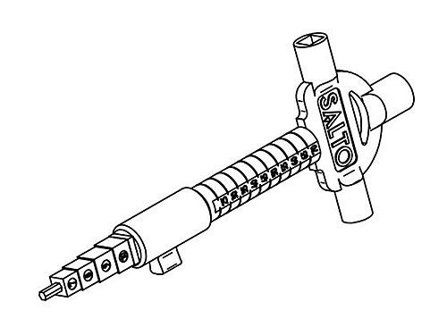 Meetsleutel Eurocilinder Salto (fr)