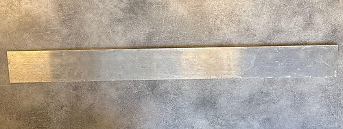 Montageplaat breed 1200x120x8mm voor montage deurautomaat SW300