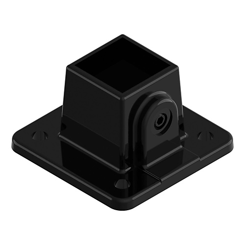 Montagevoet voor deurvanger opschroefbaar (fr)