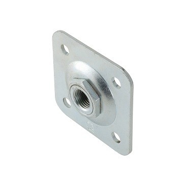 Muurplaat met verstelbare moer t.b.v. M18 - M20 - M24 (fr)