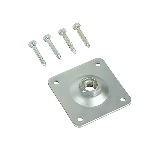 Scharnierplaat voor betonpoeren 100x100x5mm (fr)