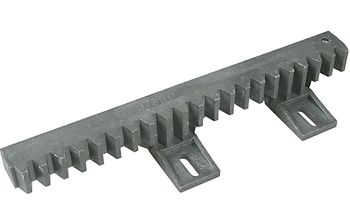 Tandheugel of tandlat Module 4 nylon met stalen kern voor schuifpoorten