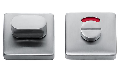 Vierkant toiletgarnituur vrij en bezet RVS IND-331