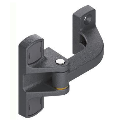 Vrij draaiend poortscharnier voor volledige opening van de doorgang