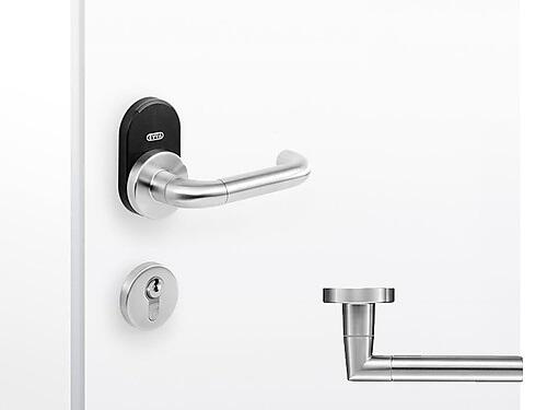 Xesar deurkruk W-model op rozet (fr)